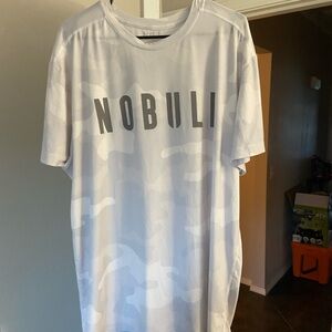 Nobull t shirt white camo XXL EUC